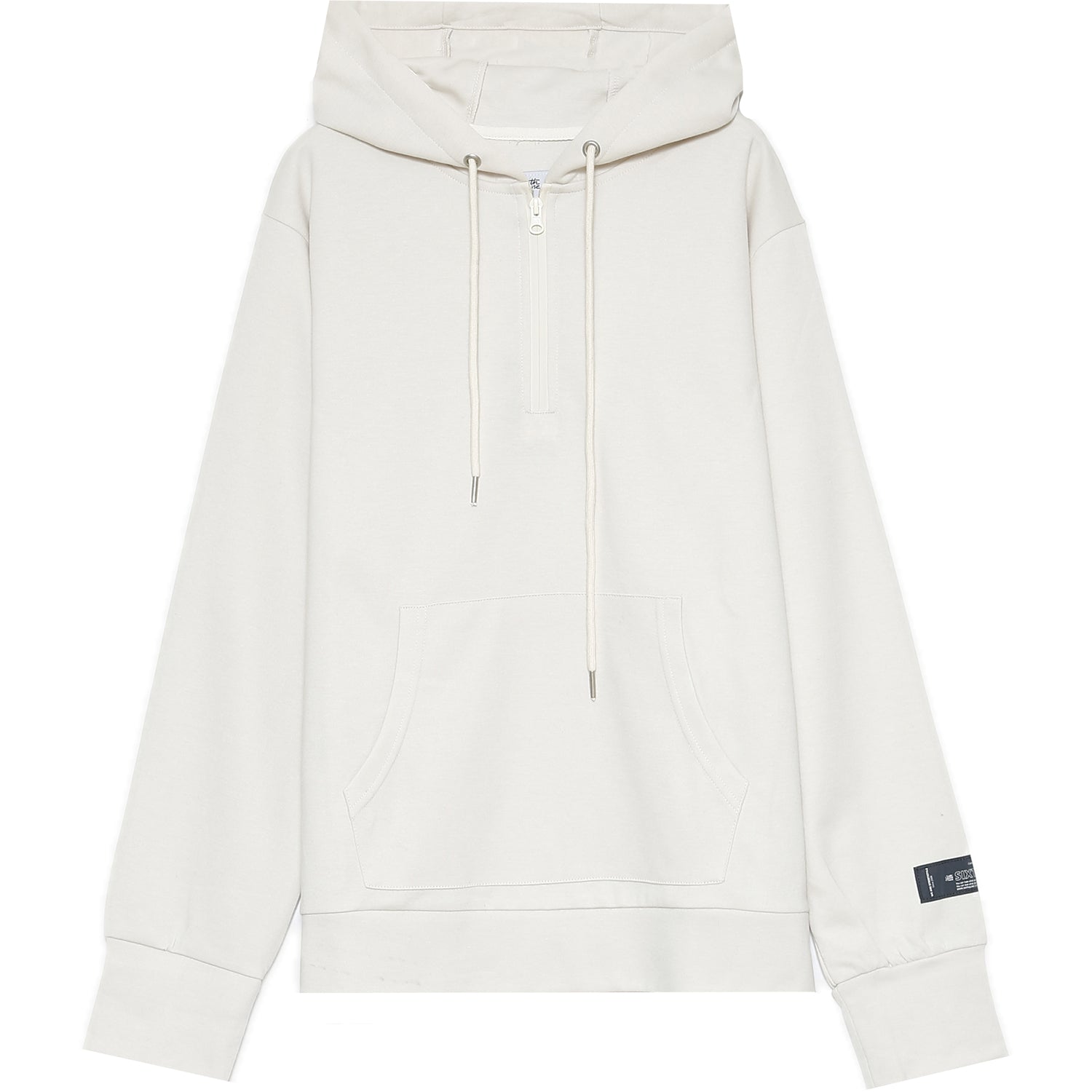 Sixth June - Sweat à capuche limited edition zip blanc cassé