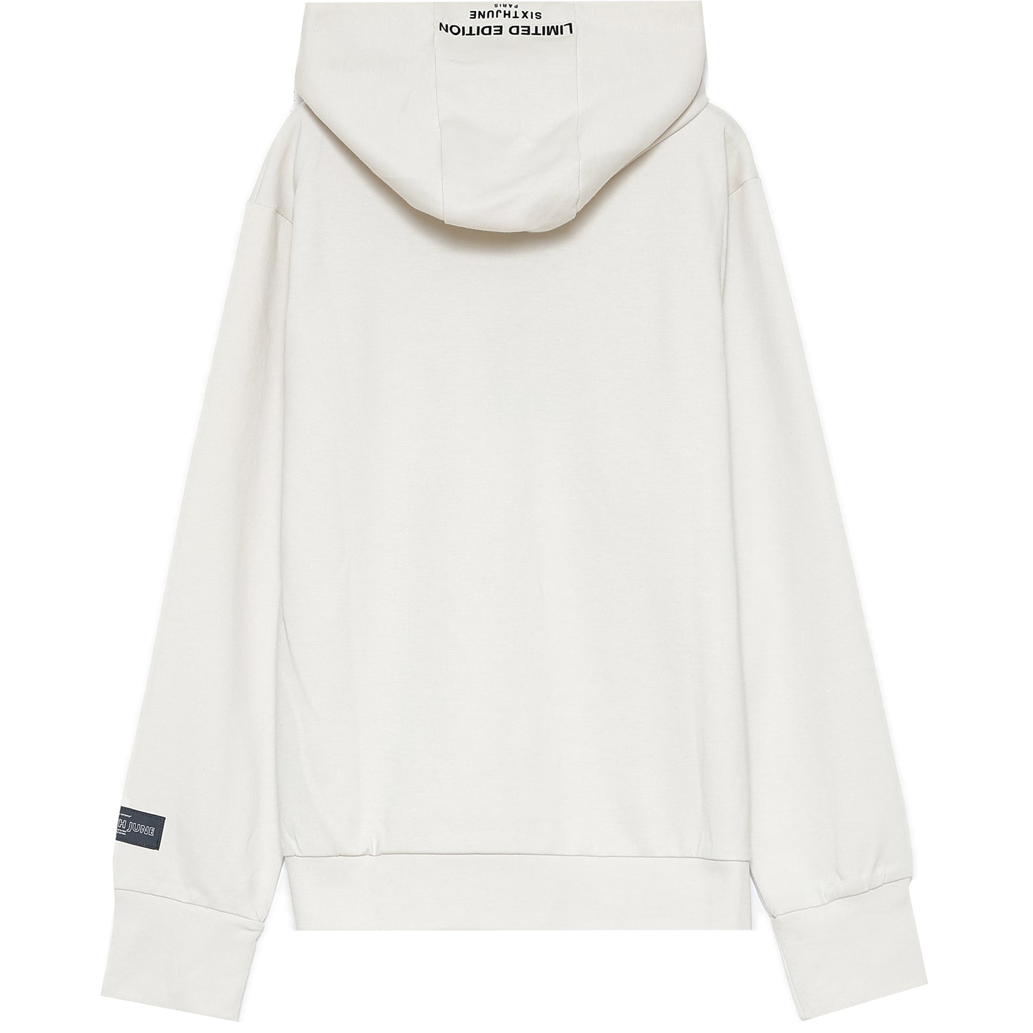 Sixth June - Sweat à capuche limited edition zip blanc cassé