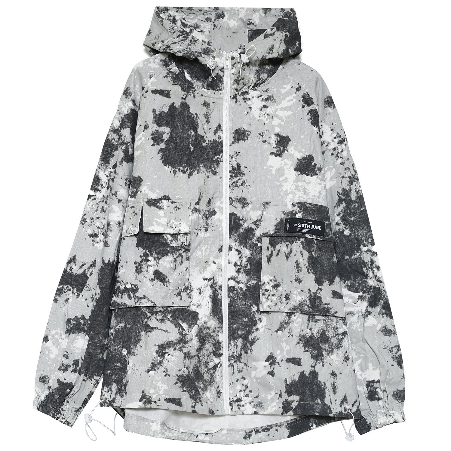 Sixth June - Veste montagne cargo Gris