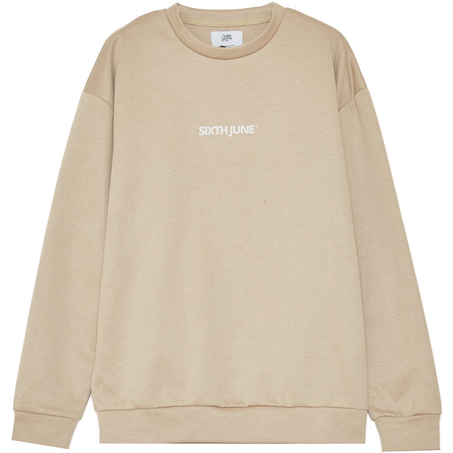 Sixth June - Sweat basique logo Beige