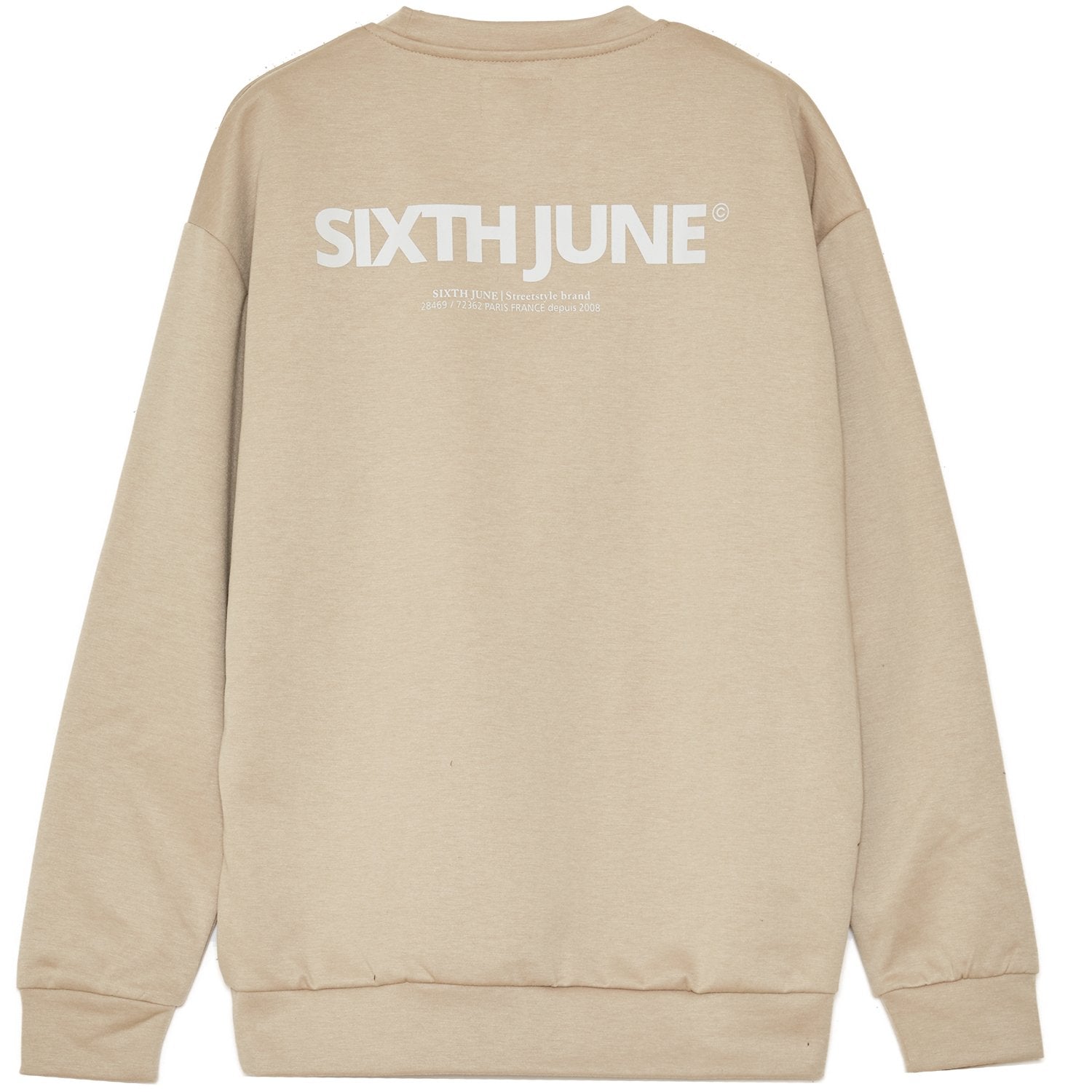 Sixth June - Sweat basique logo Beige