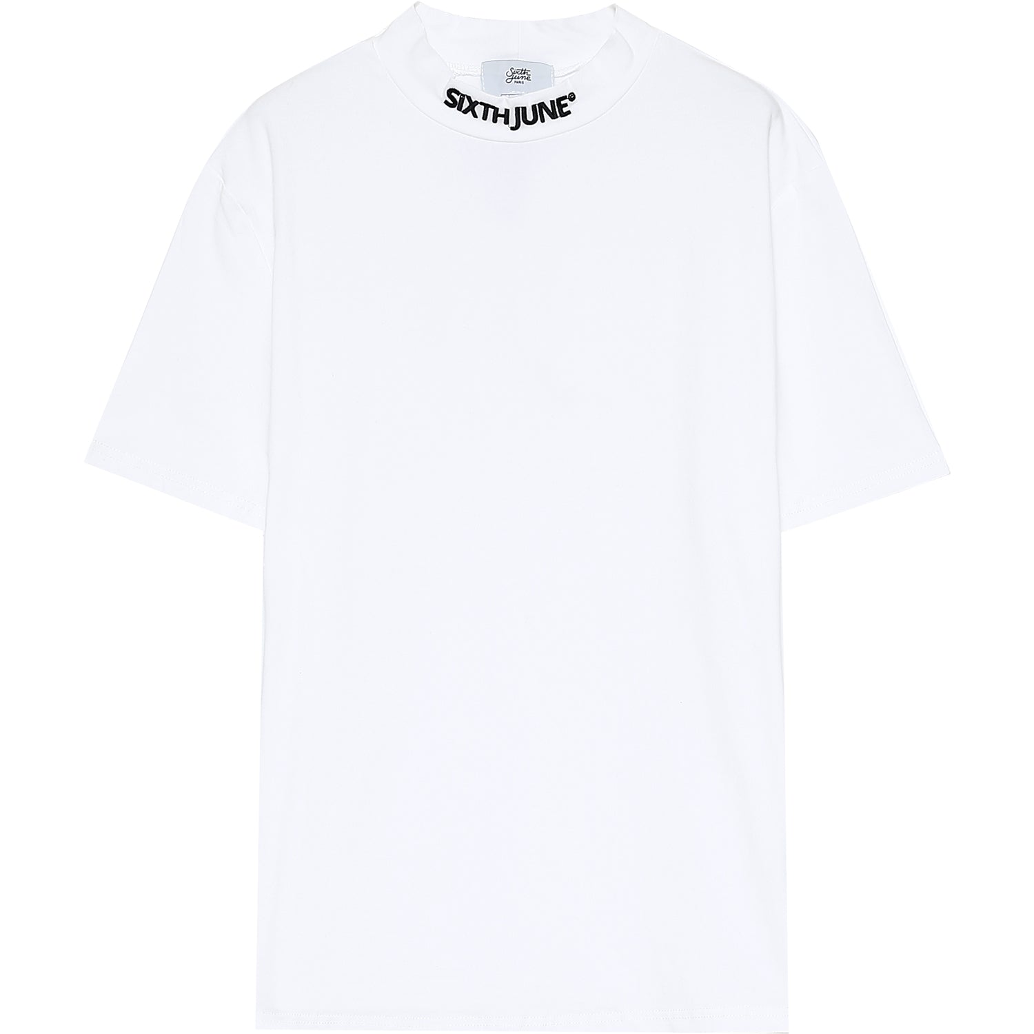 Sixth June - T-shirt logo col blanc