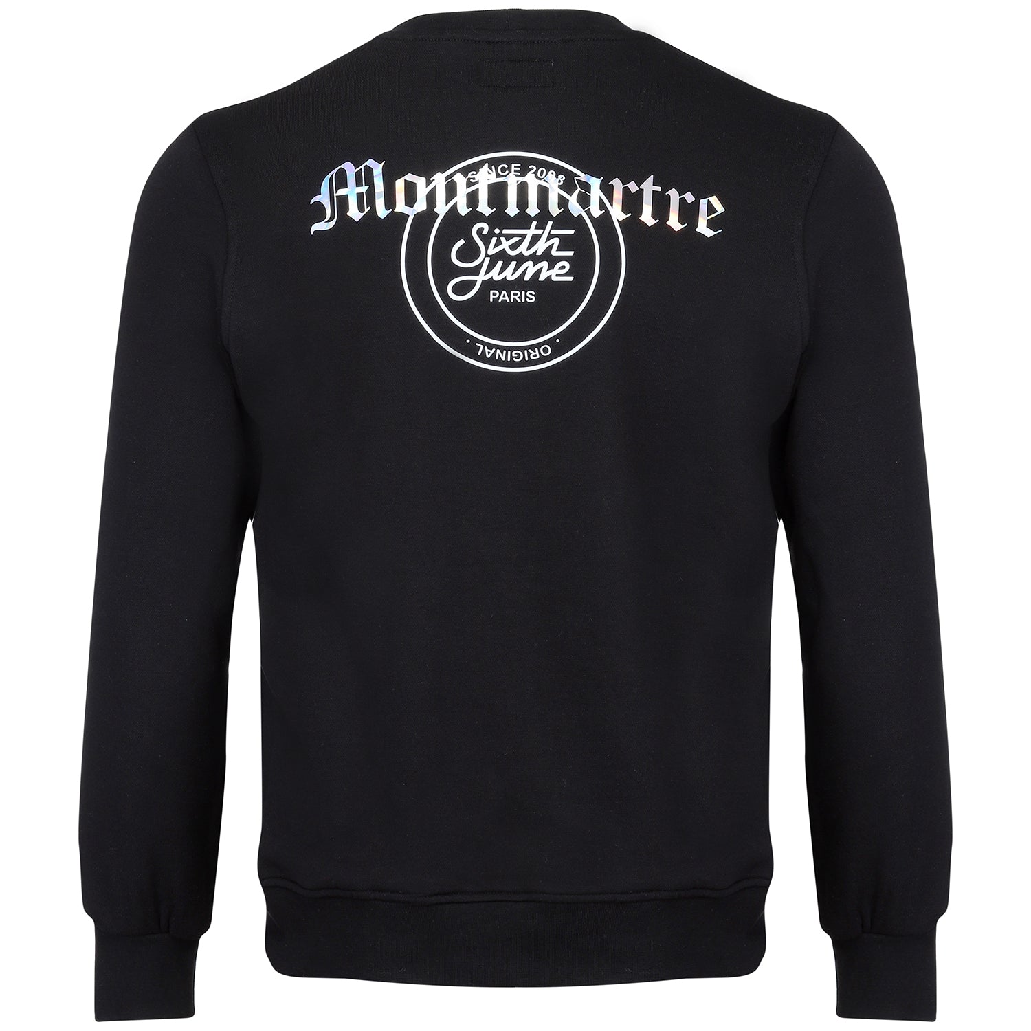 Sixth June - Sweatshirt Montmartre brillant noir
