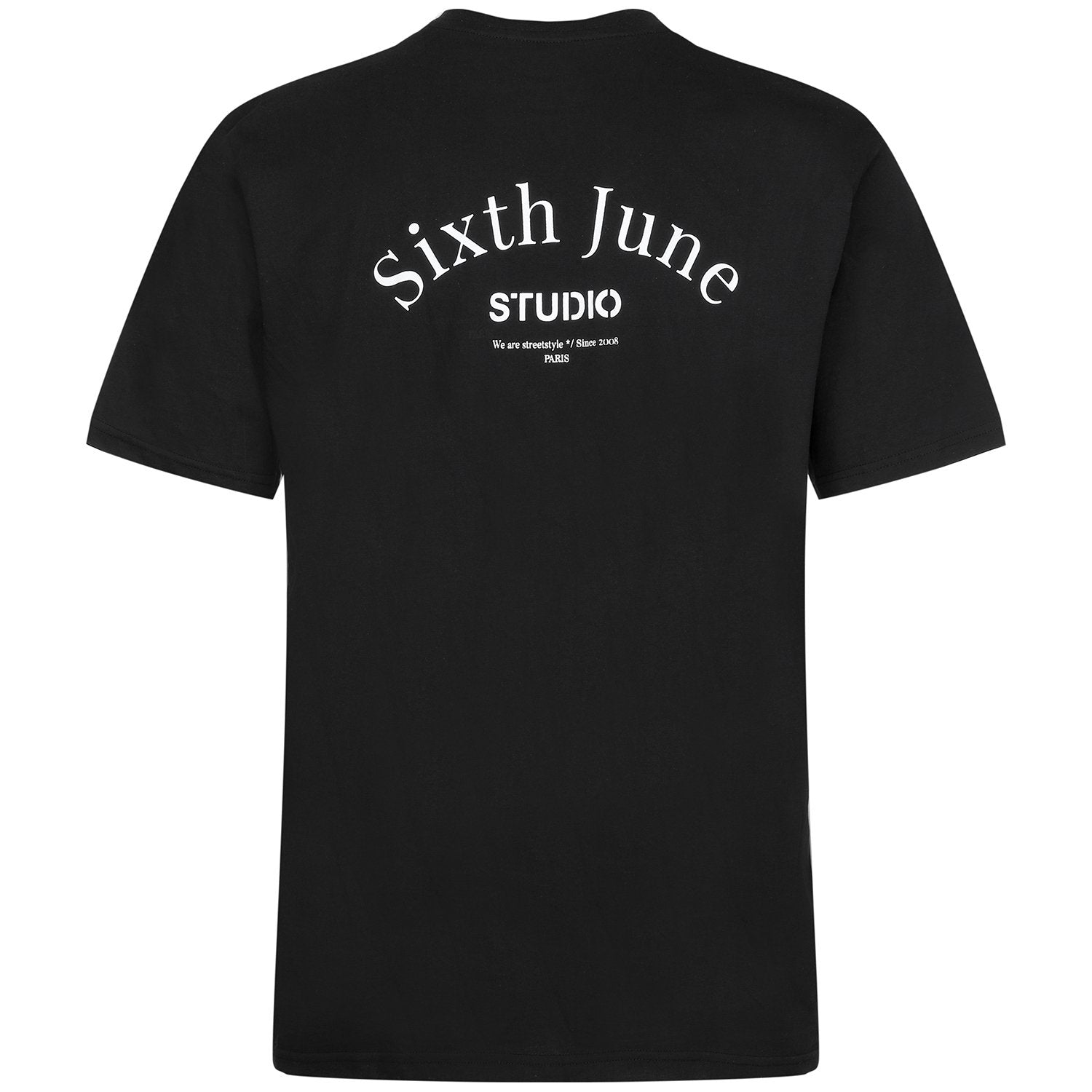 Sixth June - T-shirt studio imprimé noir