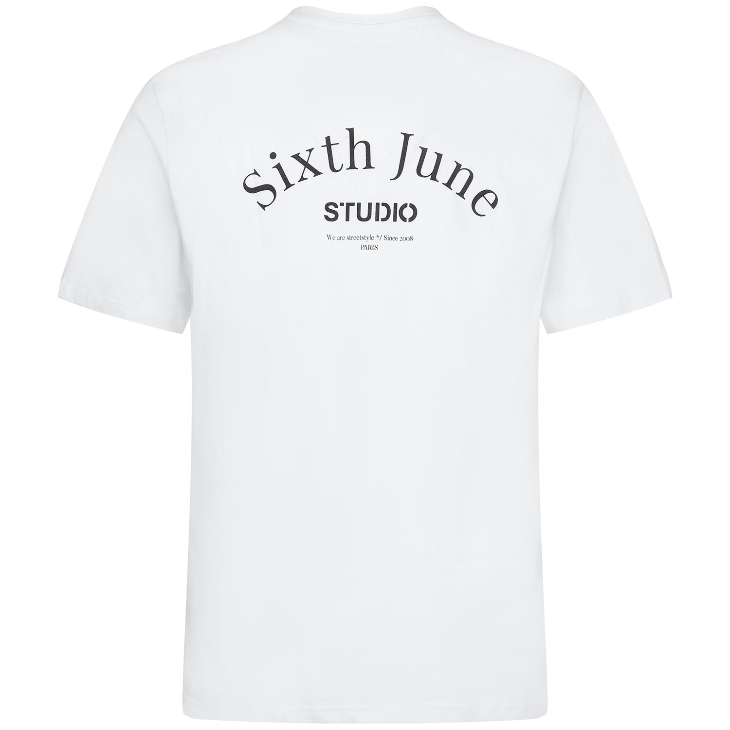 Sixth June - T-shirt studio imprimé blanc