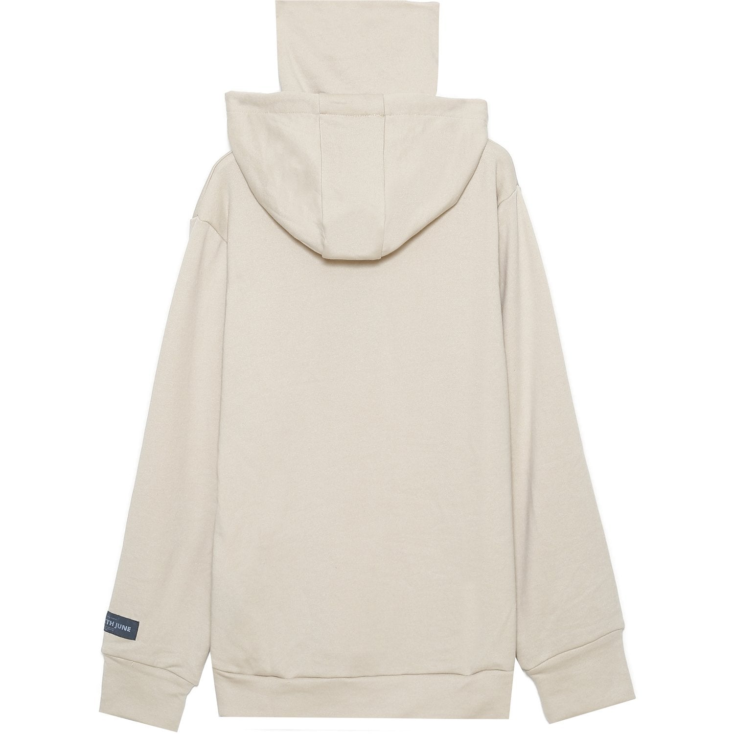 Sixth June - Sweat capuche cache cou intégré Beige clair