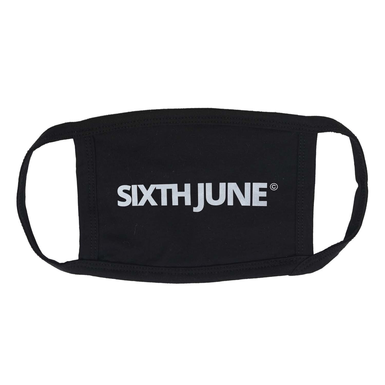 Sixth June - Masque imprimé brillant noir
