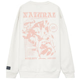 Sweatshirt natural pastel blanc