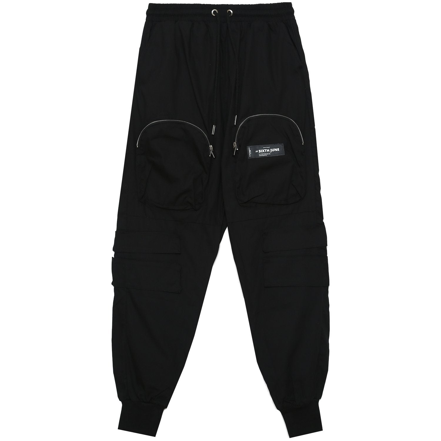 Sixth June - Pantalon cargo poche zip noir
