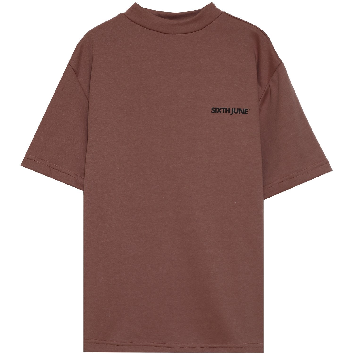 Sixth June - Sweatshirt manches courtes logo Rose foncé