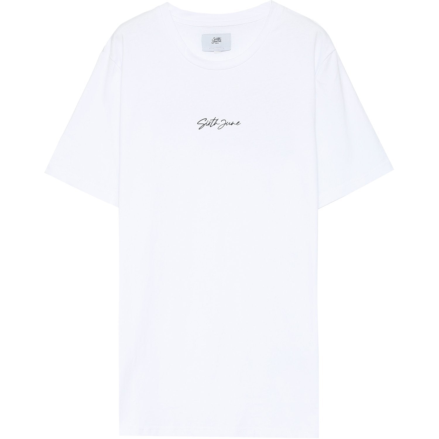 T-shirt dos signature blanc