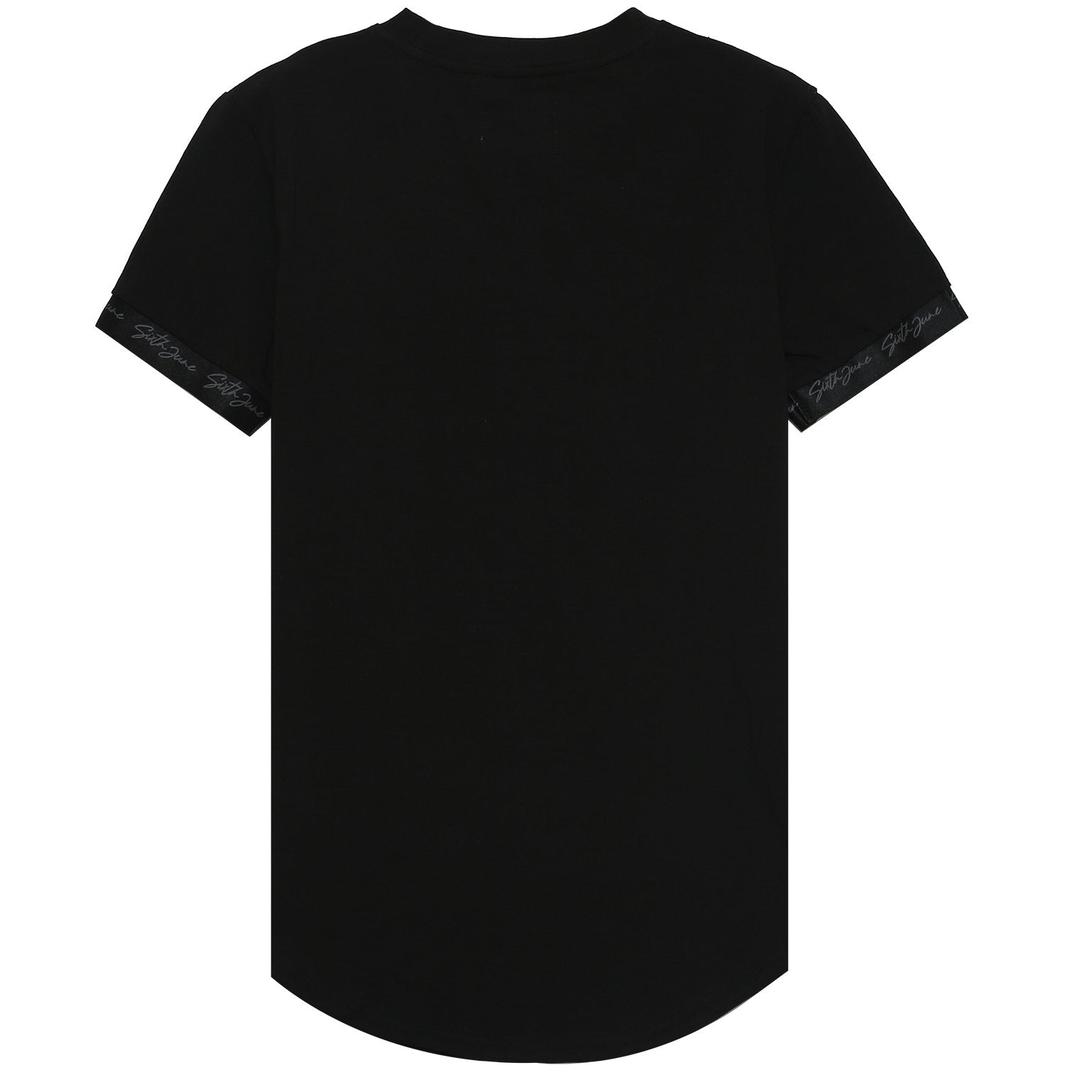 Sixth June - T-shirt logo signature relief Noir