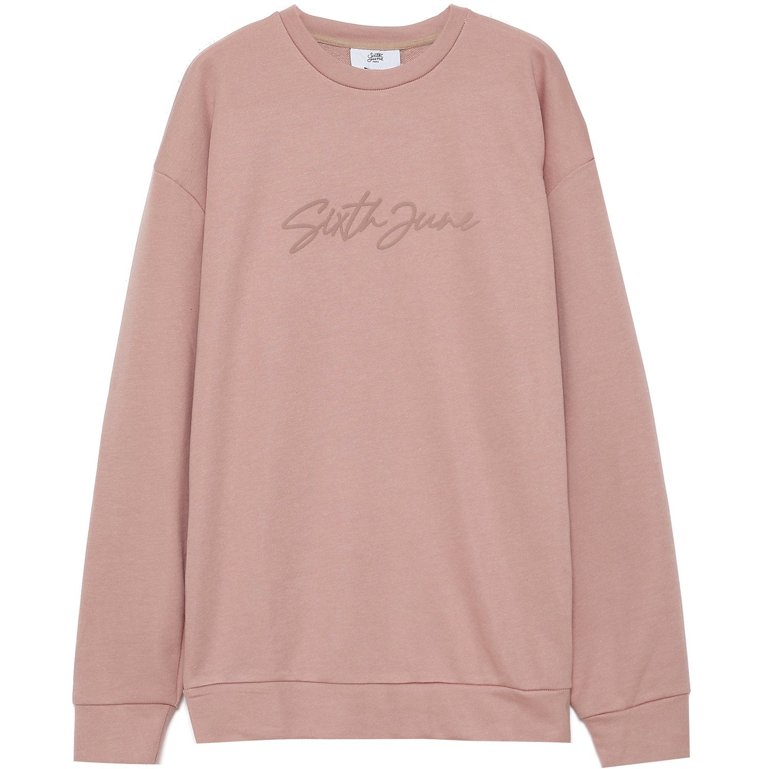 Embossed logo signature pink