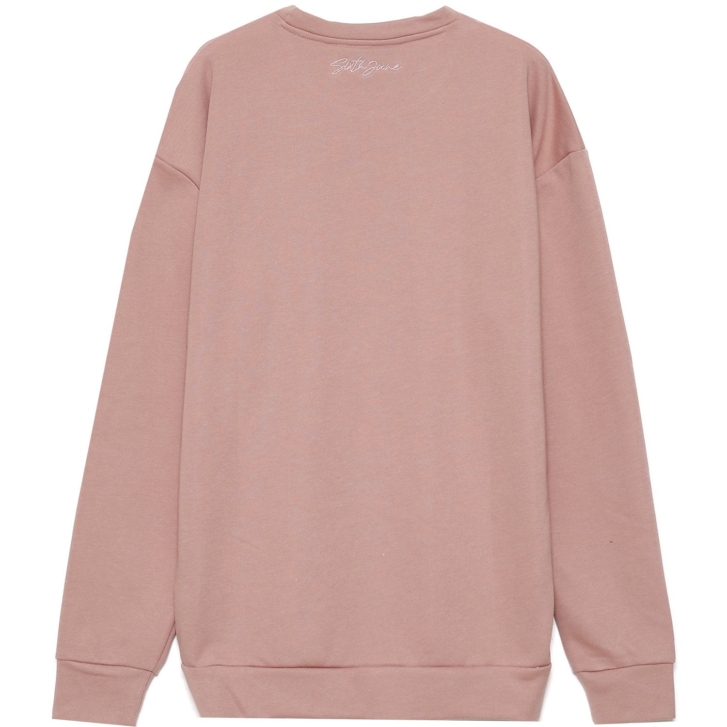 Embossed logo signature pink