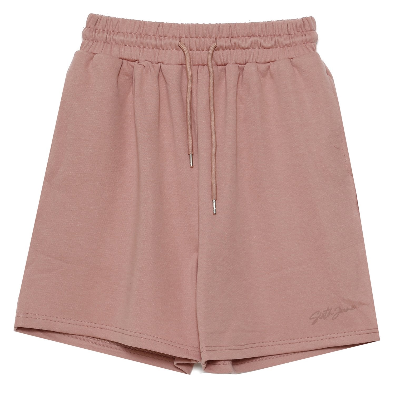 Sixth June - Short logo signature Rose foncé