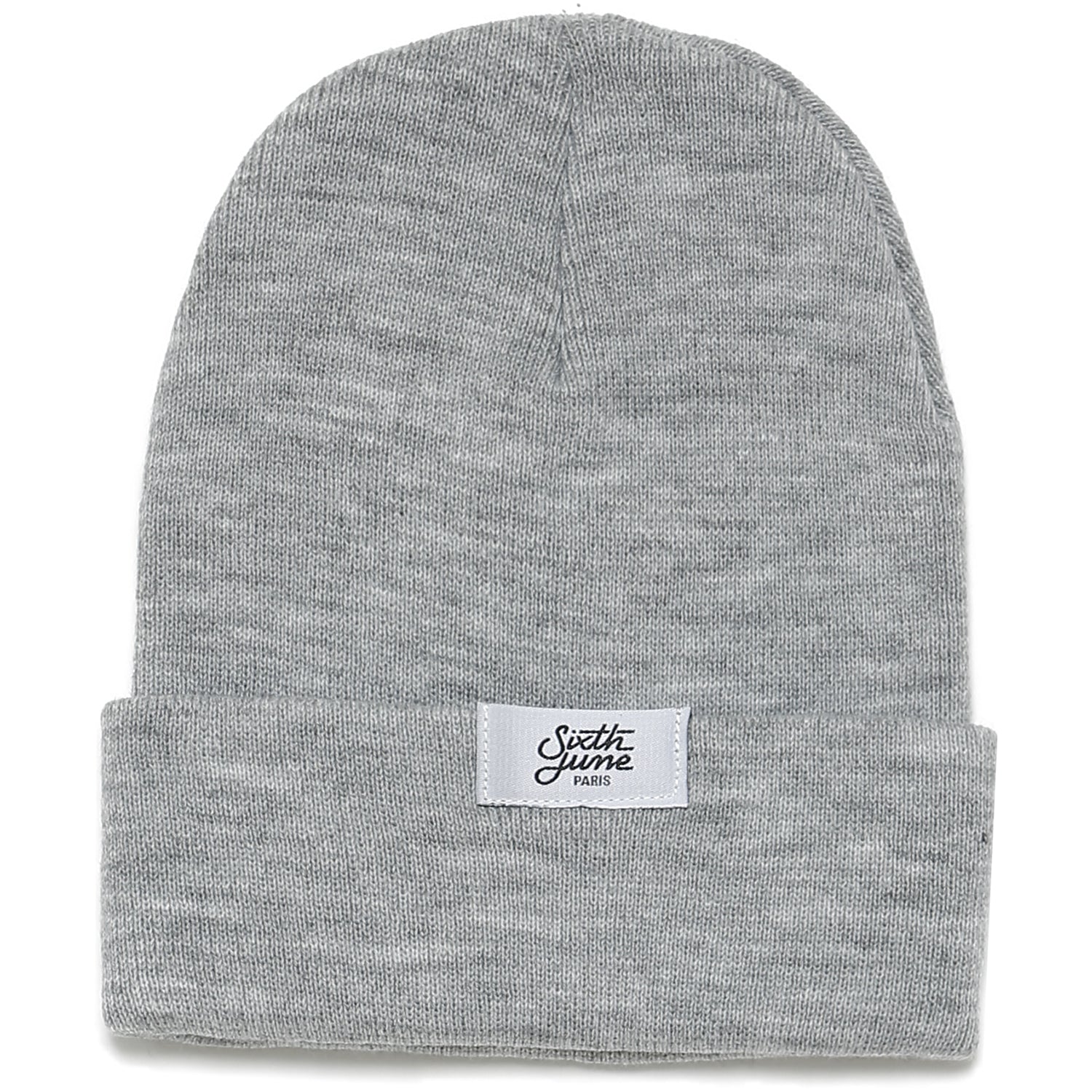 Sixth June - Bonnet mixte logo brodé gris