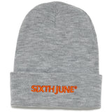 Sixth June - Bonnet mixte logo brodé gris