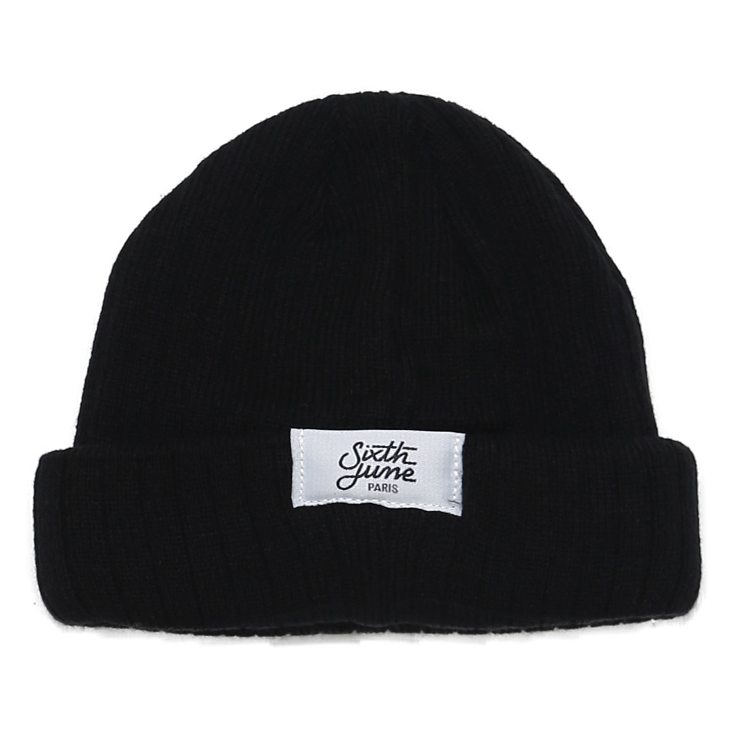 Sixth June - Bonnet fisherman côtelé Noir