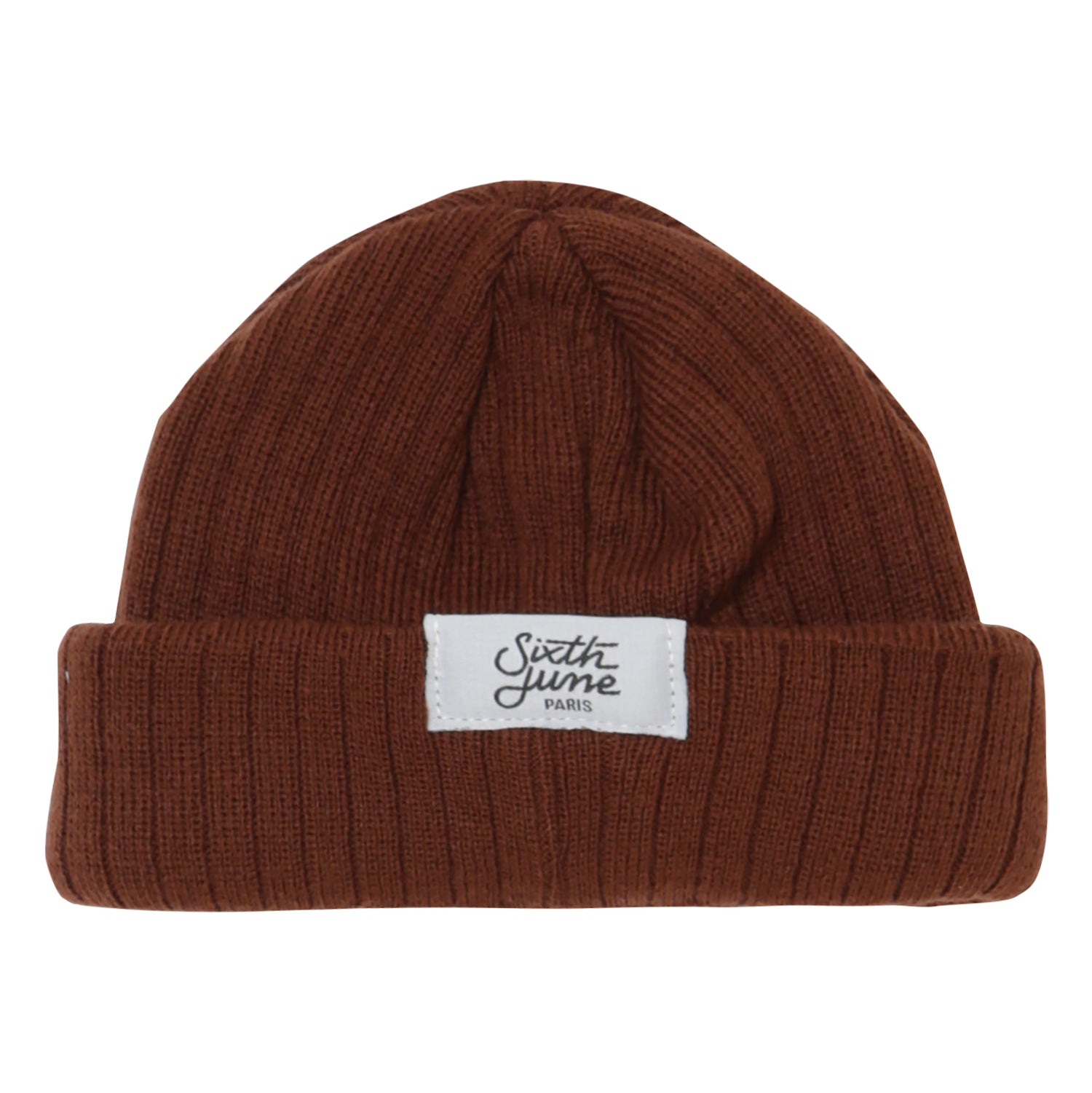 Sixth June - Bonnet fisherman côtelé Marron