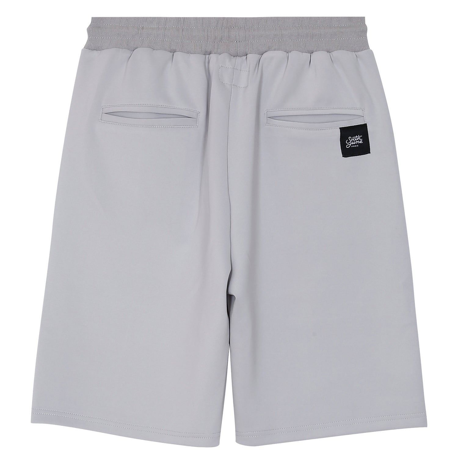 Sixth June - Short sport logo Gris