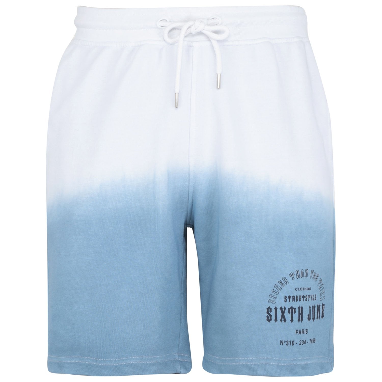 Sixth June - Short délavé sooner than you think bleu