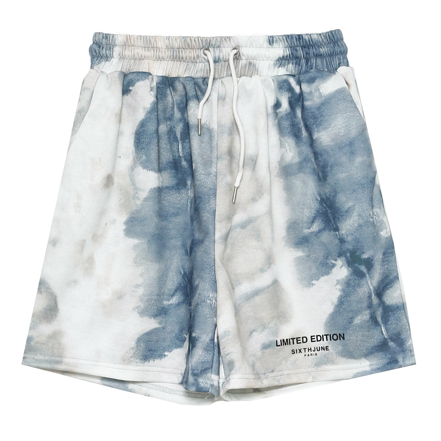 Sixth June - Short limited edition tie dye Bleu clair