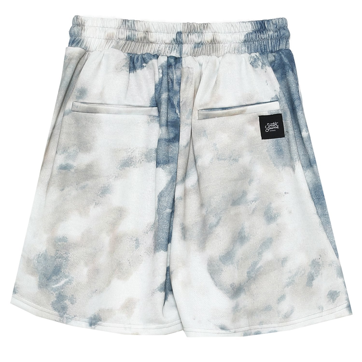 Sixth June - Short limited edition tie dye Bleu clair