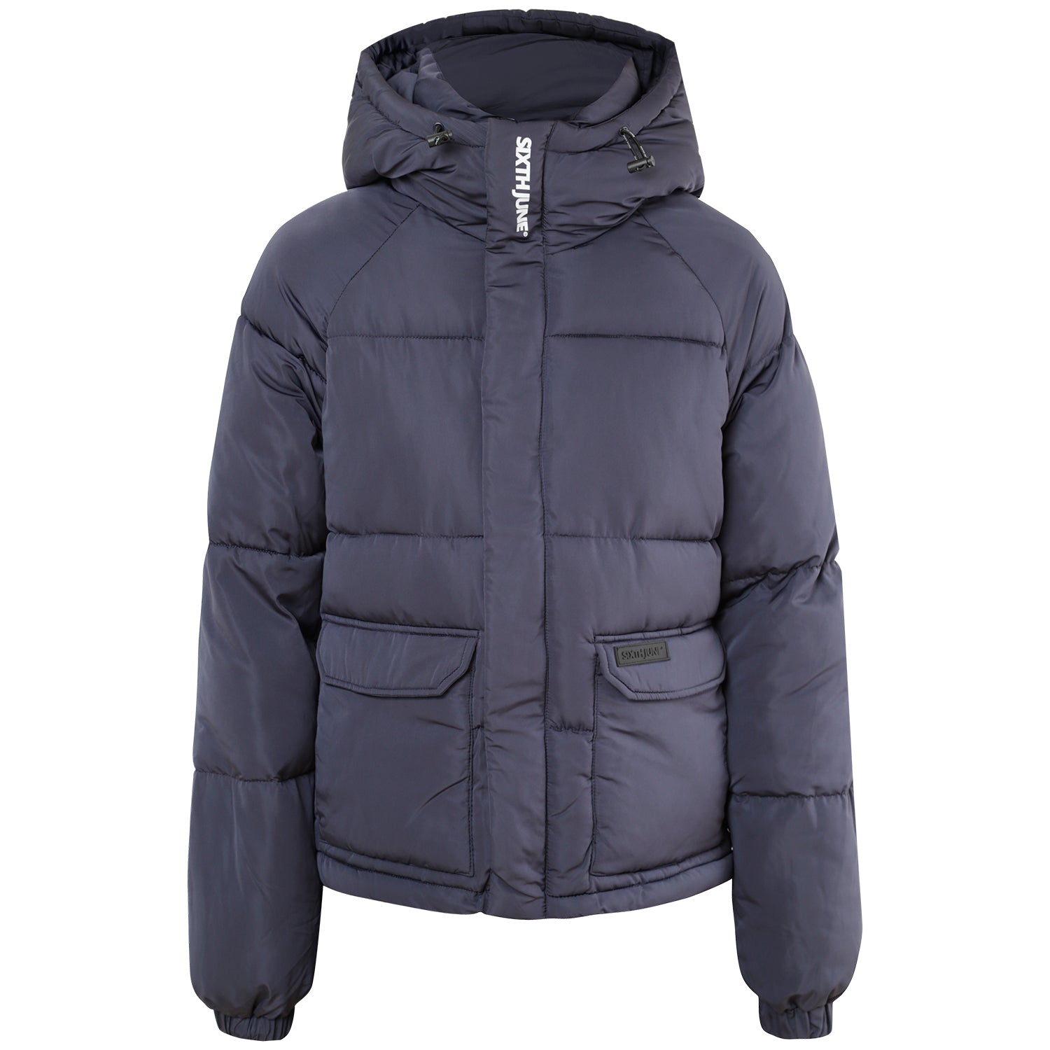 Sixth June - Doudoune matelassée courte Gris foncé