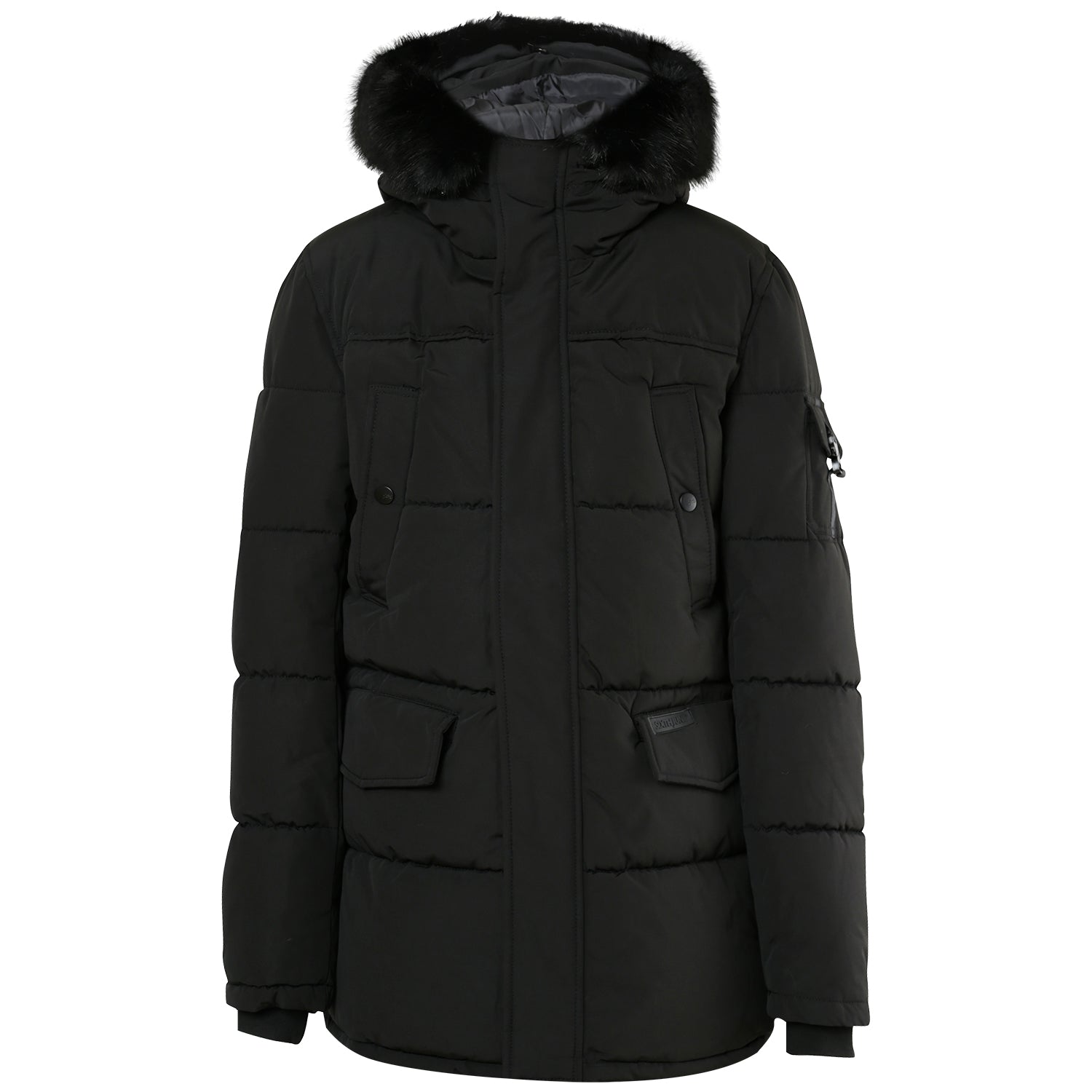 Sixth June - Parka fourrure déperlante Noir