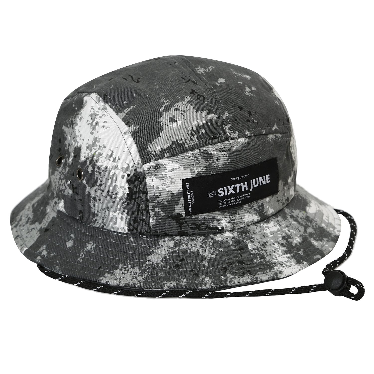 Sixth June - Bob coton camouflage Gris