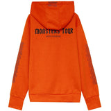Monsters Tour hoodie orange