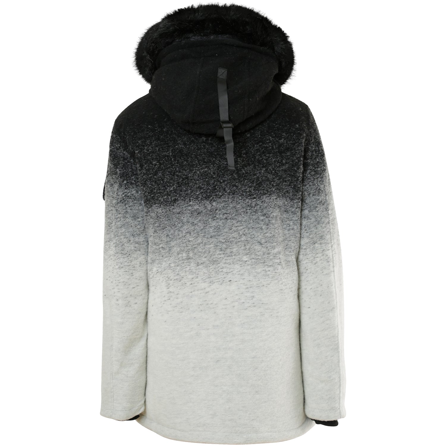 Sixth June - Parka laine tie dye Noir