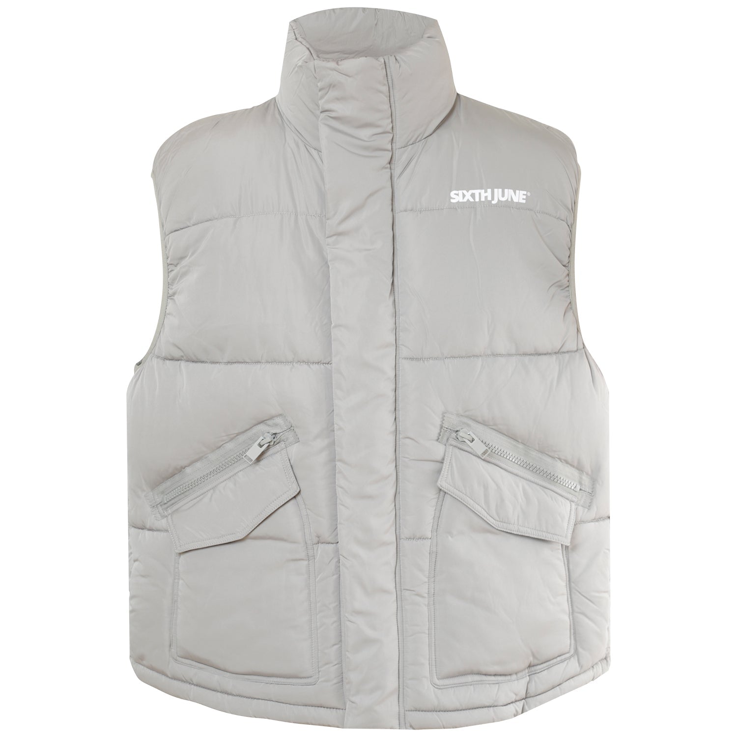 Sixth June - Veste sans manches matelassé Gris
