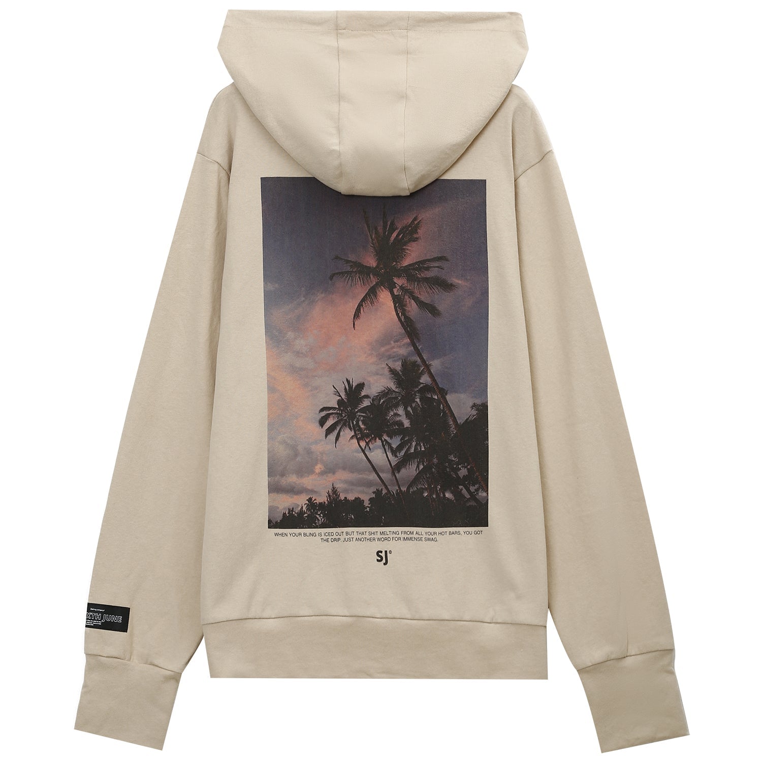 Sixth June - Sweatshirt nature tropique Beige