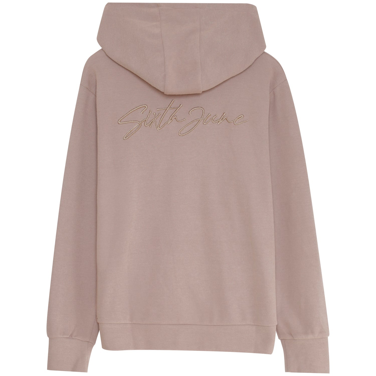 Sixth June - Sweat capuche côtelé cordon Beige