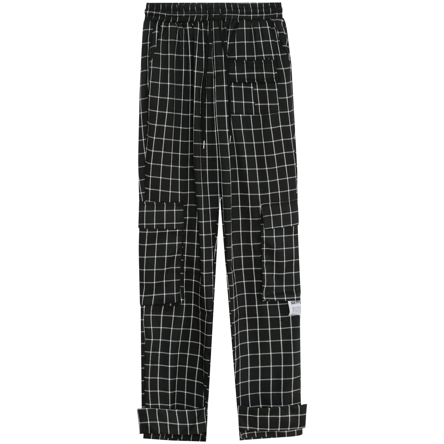 Sixth June - Pantalon cargo carreaux Noir