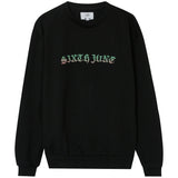 Sixth June - Sweatshirt gothique bicolore Noir