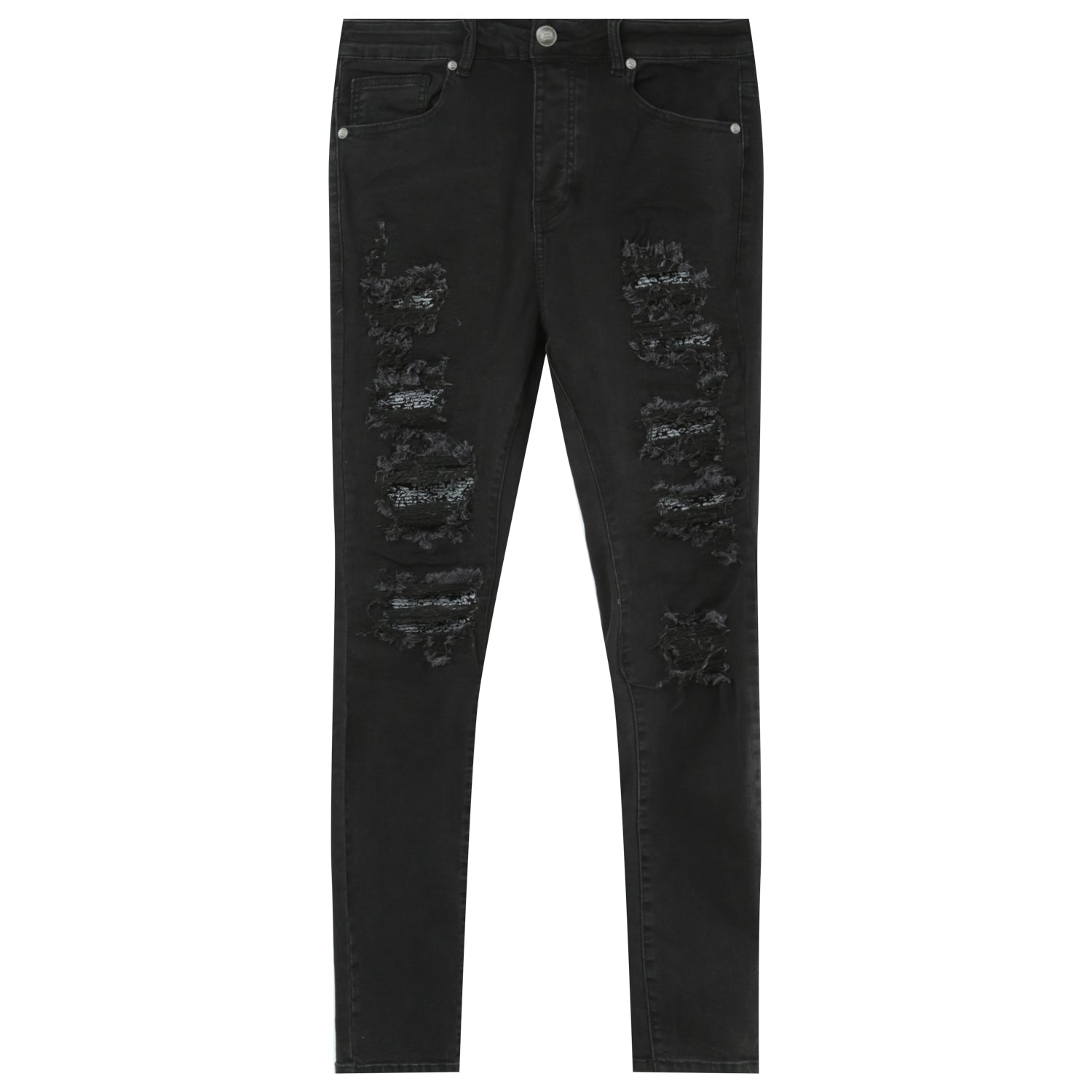 Sixth June - Jean empiècements bandana Noir