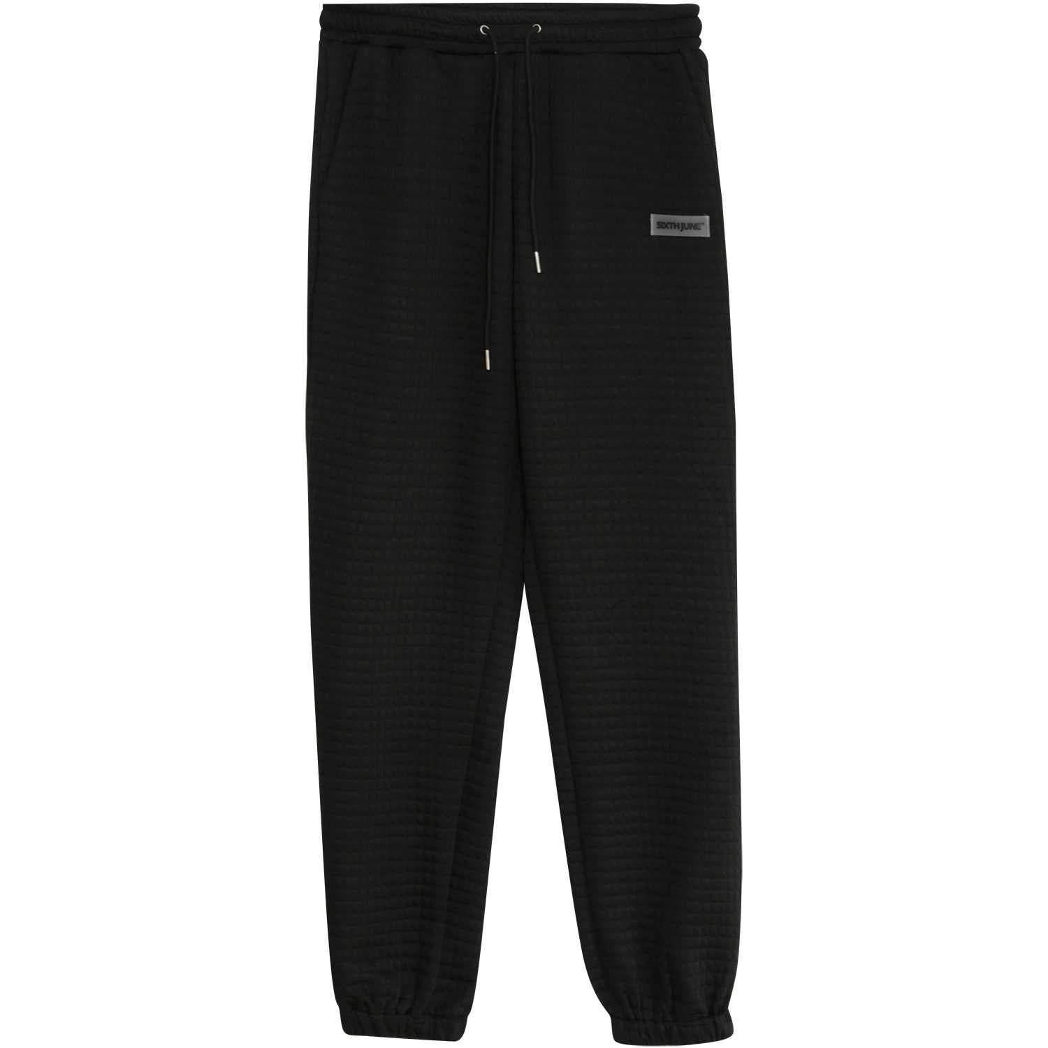 Sixth June - Jogging gaufré Noir