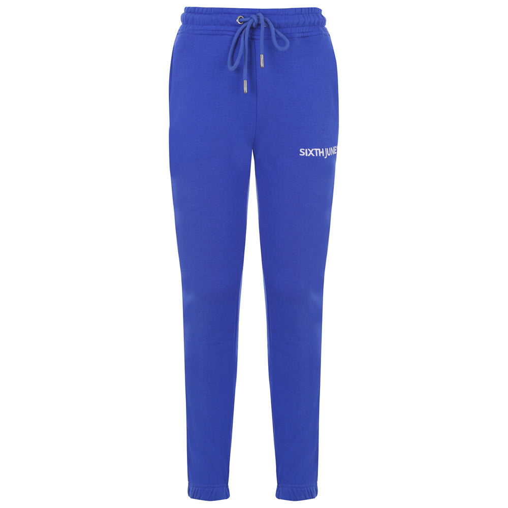 Sixth June - Jogging soft logo brodé junior Bleu foncé