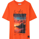 Sixth June - T-shirt california sunset Orange