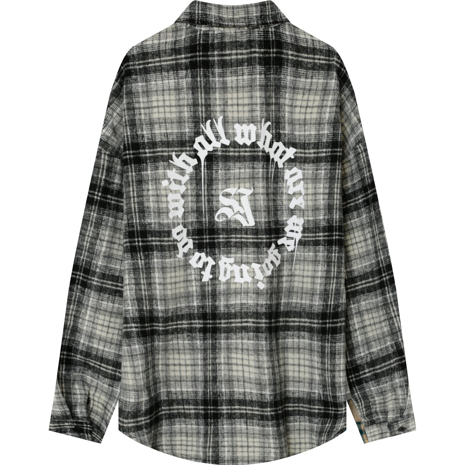 Sixth June - Chemise polaire tartan Gris foncé