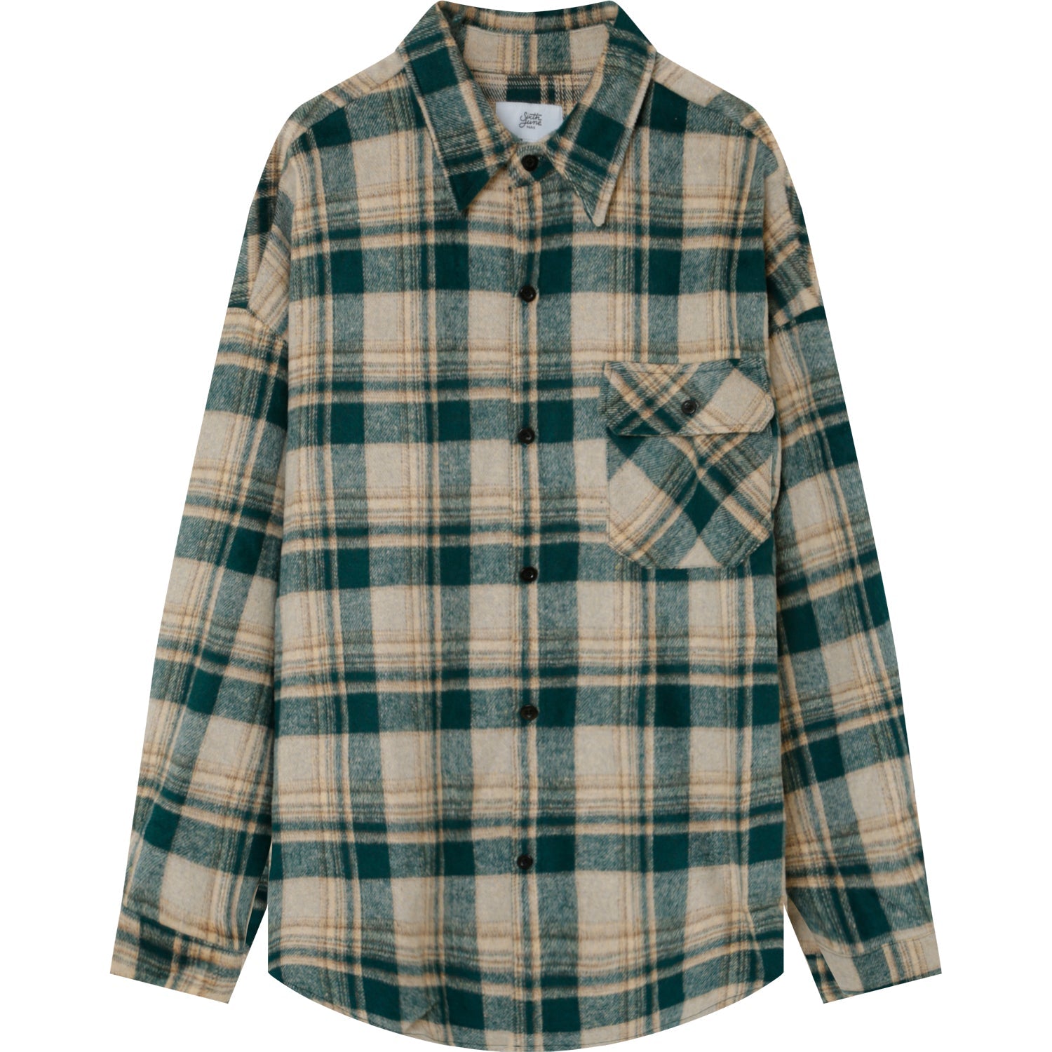 Sixth June - Chemise tartan polaire Vert