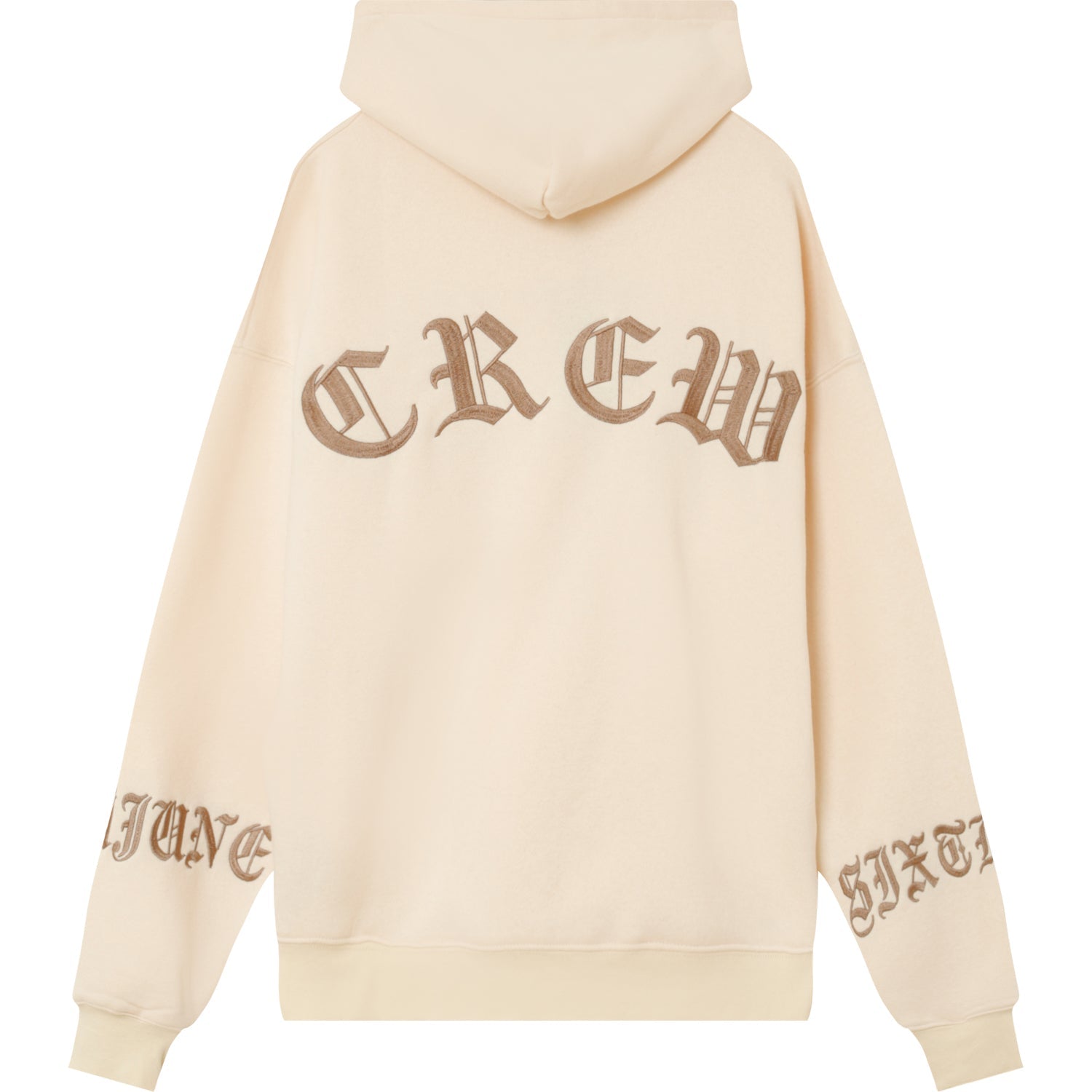 Sixth June - Sweat capuche crew manches Beige
