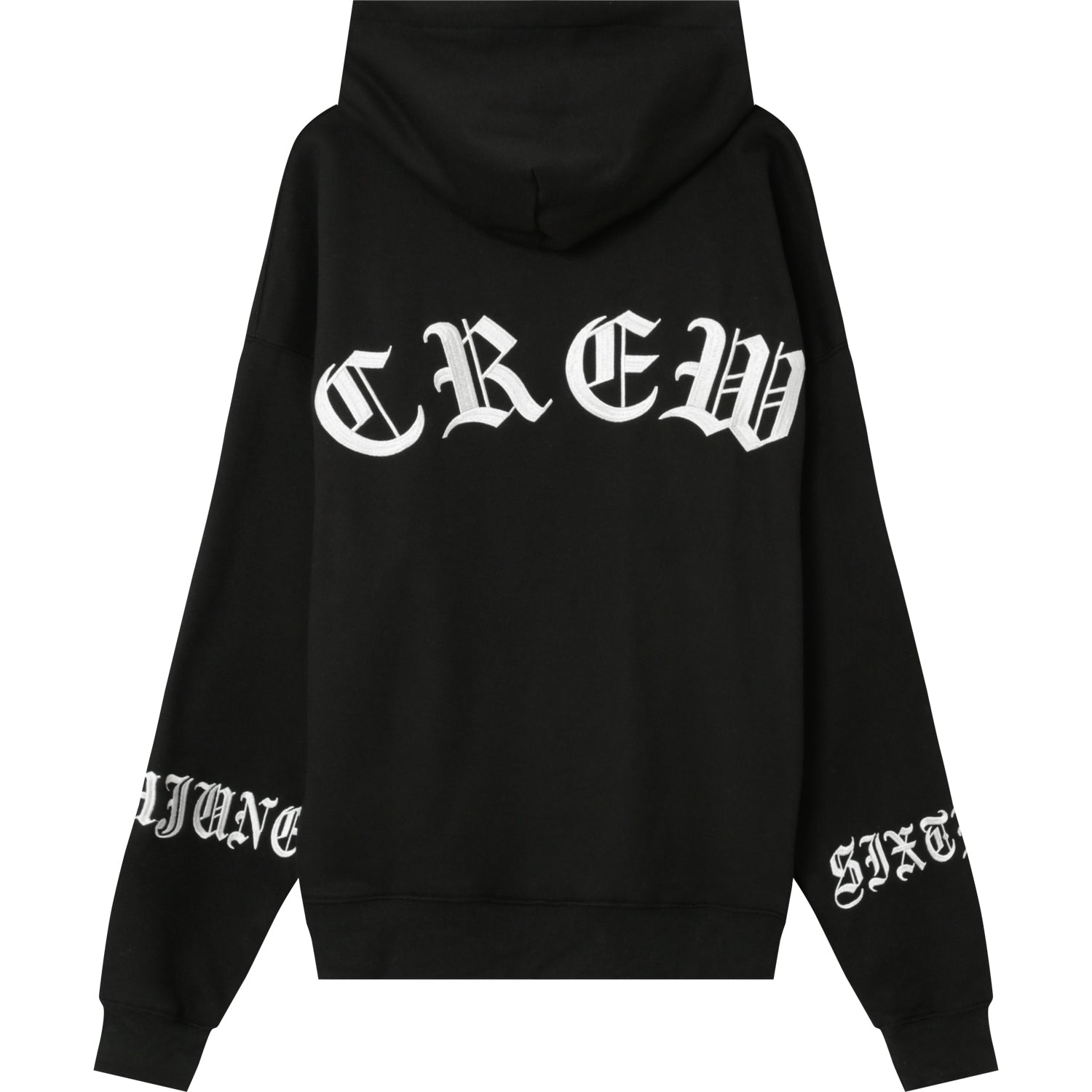Sixth June - Sweat capuche crew manches Noir