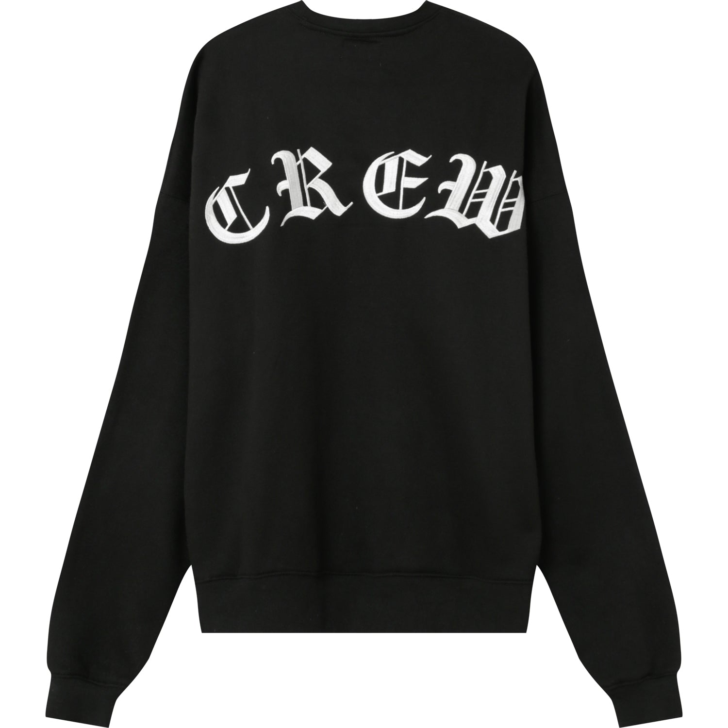 Sixth June - Sweat broderies crew oversize Noir