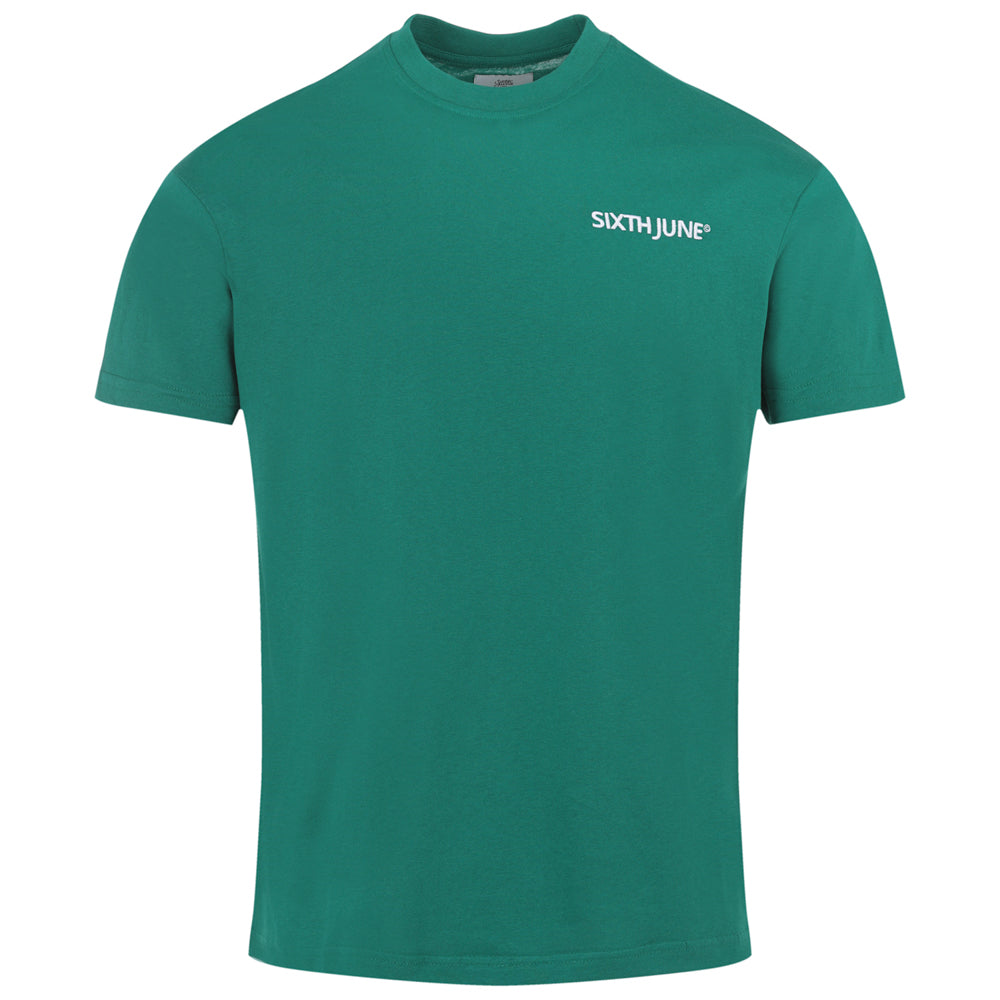 Sixth June - T-shirt soft logo brodé Vert
