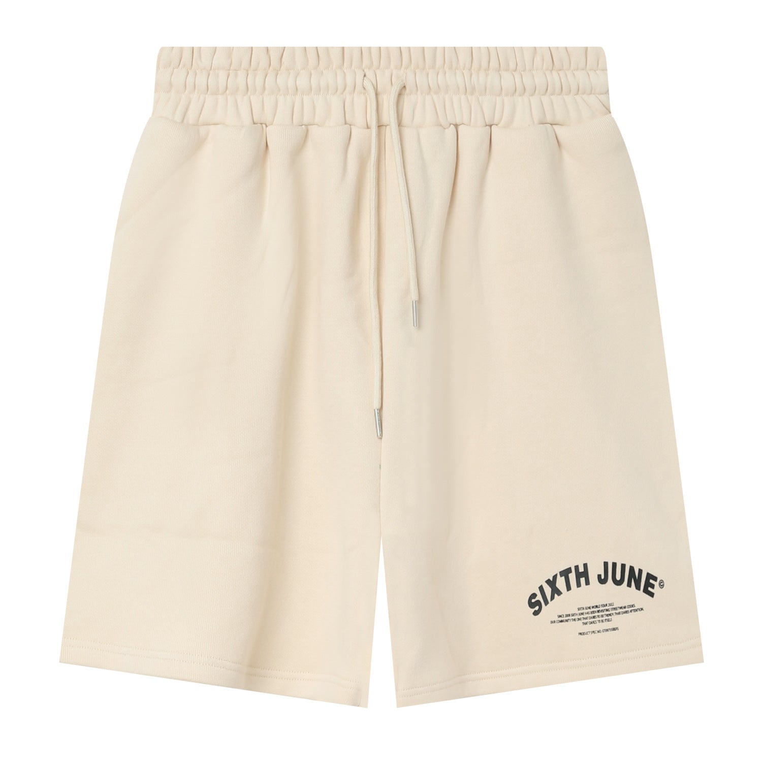 Sixth June - Short logo incurvé Beige