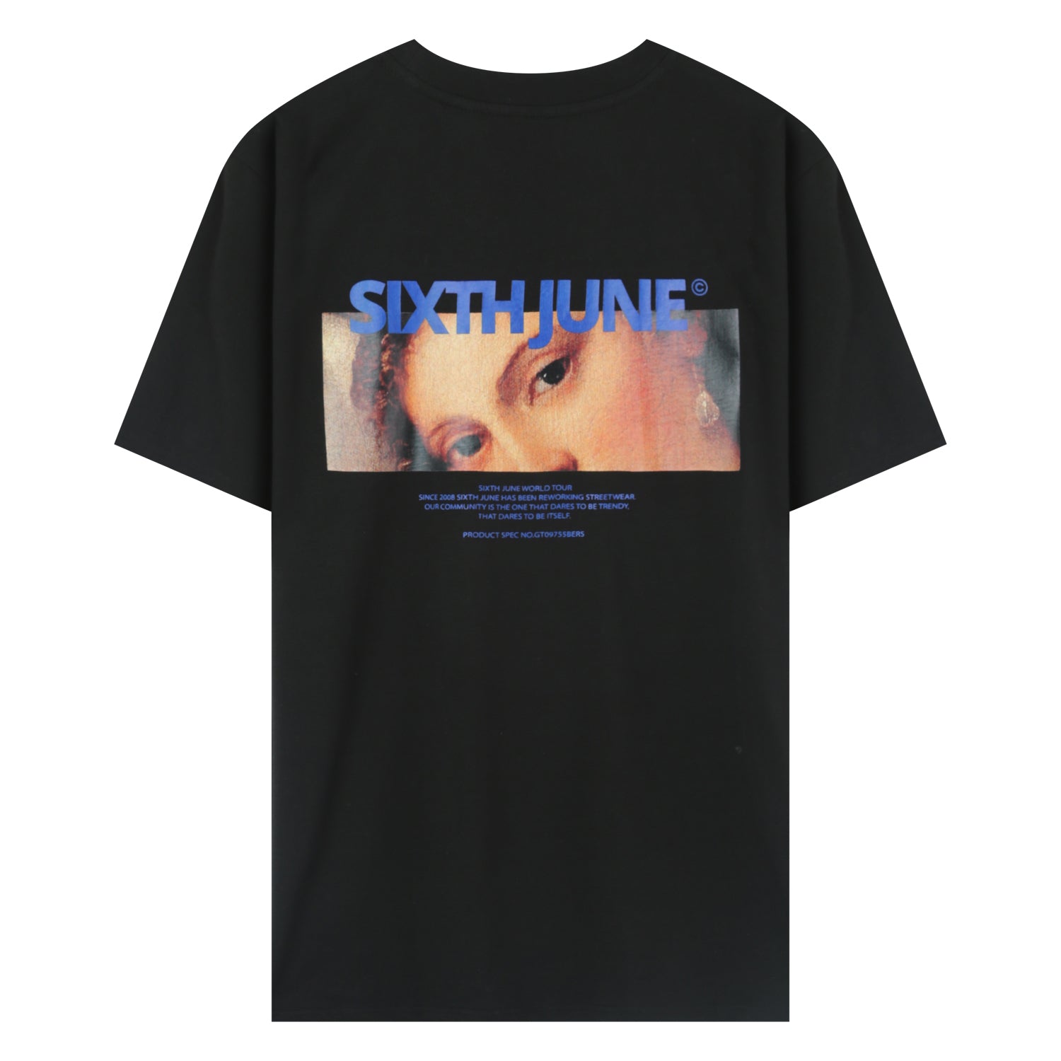 Sixth June - T-shirt regard imprimé Noir