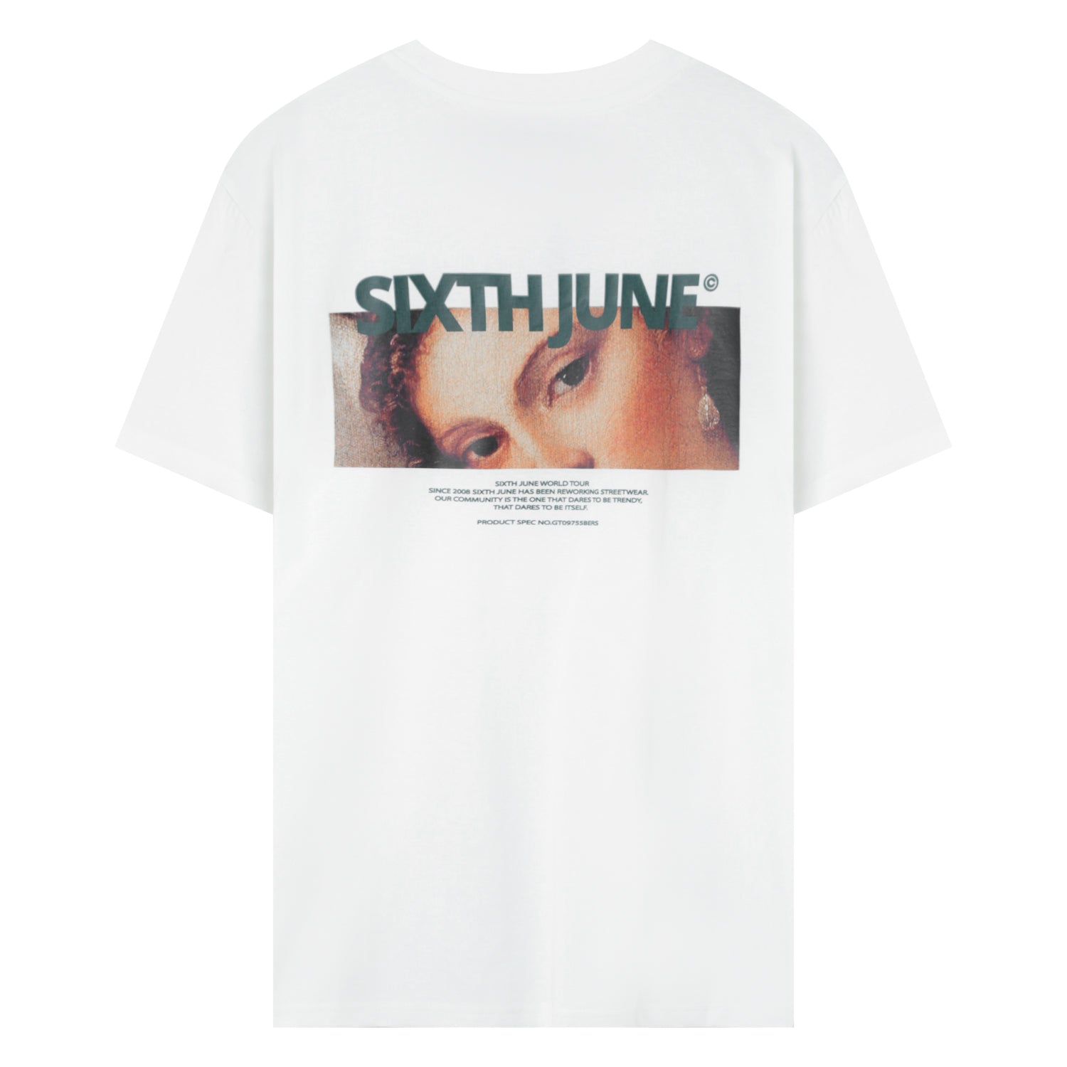 Sixth June - T-shirt regard imprimé Blanc